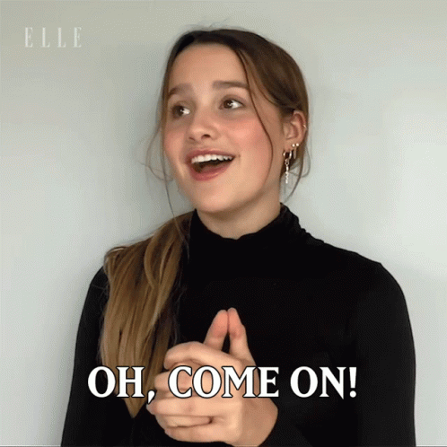Annie Leblanc Oh Come On GIF