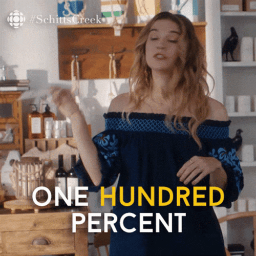 Annie Murphy Has Confident 100 Percent  GIF