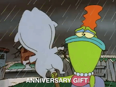 Anniversary Gift Rocko's Modern Life GIF