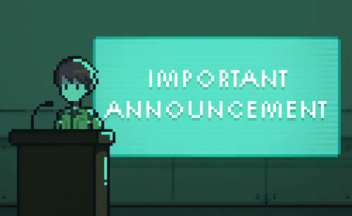 Announcement Long Gone Days GIF