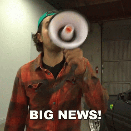 Announcing Big News GIF