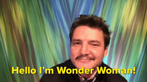 Announcing Pedro Pascal Eating Sandwich GIF