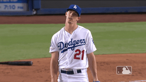 Annoyed Baseball Player Walker Buehler GIF