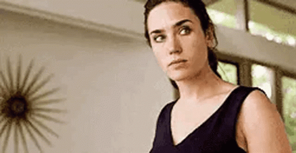 Annoyed Jennifer Connelly GIF