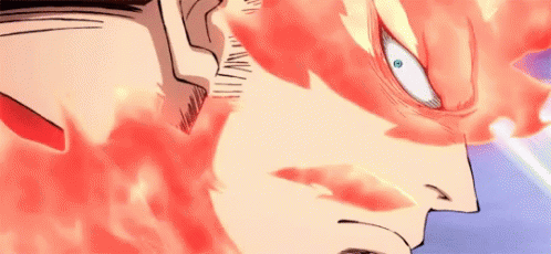 Annoyed Look Endeavor Hero Academia GIF