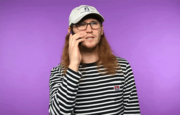 Annoyed Man Reaction After The Hang Up Phone GIF