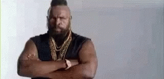 Annoyed Mr T Shut Up Fool GIF