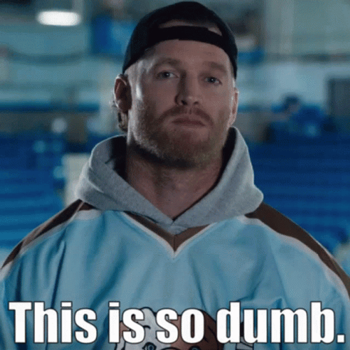 Annoyed Shoresy This Is Dumb GIF