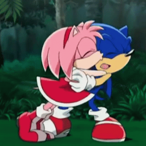 Annoyed Sonic Kiss GIF
