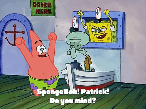 Annoyed Squidward To Patrick And Spongebob How Rude GIF