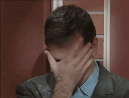 Annoyed Stress Frank Woodley GIF