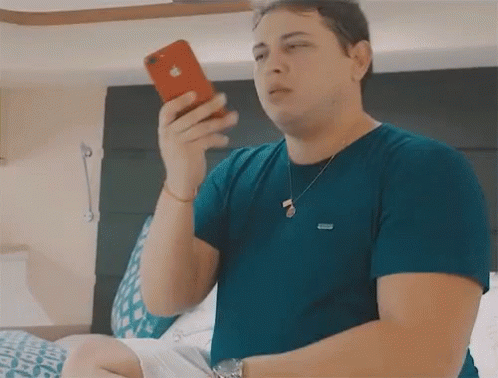 Annoyed Throwing Phone GIF