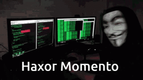 Anonymous Cyber Hacker Screen GIF