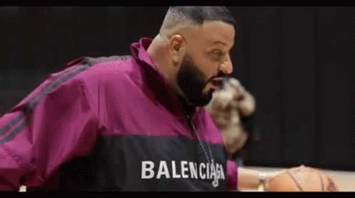 Another One Dj Khaled Dribbling Basketball GIF