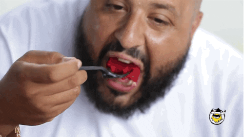 Another One Dj Khaled Enjoying Food GIF