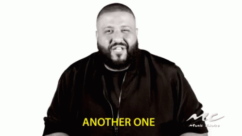 Another One Dj Khaled Multiplying Black Shirt GIF
