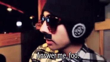 Answer Me Foo GIF