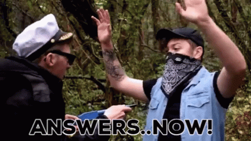 Answer Me Now Hold Up GIF