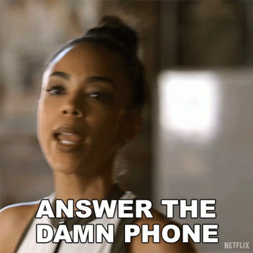 Answer The Damn Phone Meme GIF