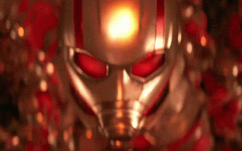 Ant-Man Helmet With Red Eyes and Light