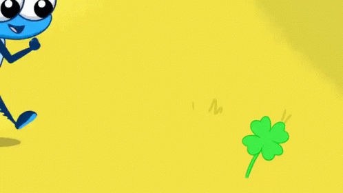 Ant Picking 4 Leaf Clover GIF