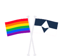 Antarctica Flag Sticker GIF