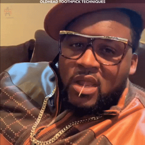 Anthony Adams Flipping Toothpick In Mouth GIF