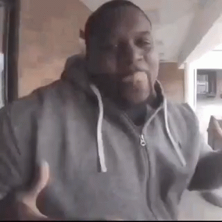 Anthony Adams Wearing Gray Hoodie GIF