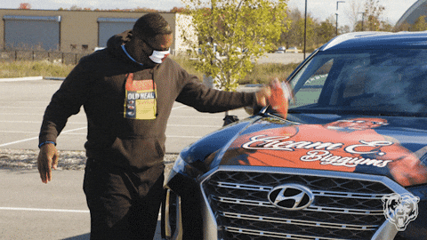 Anthony Adams Wiping A Car Hoodie GIF