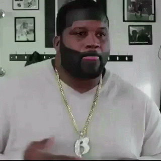 Anthony Adams With Fake Beard GIF
