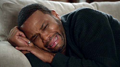 Anthony Anderson Crying Tears Falling GIF