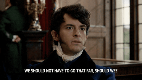 Anthony Bridgerton Not Go That Far GIF