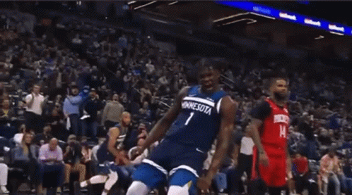 Anthony Edwards Shout Yass GIF