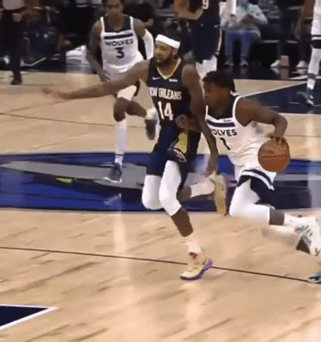 Anthony Edwards Steal Shot GIF