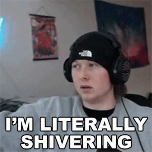 Anthony Literally Shivering GIF