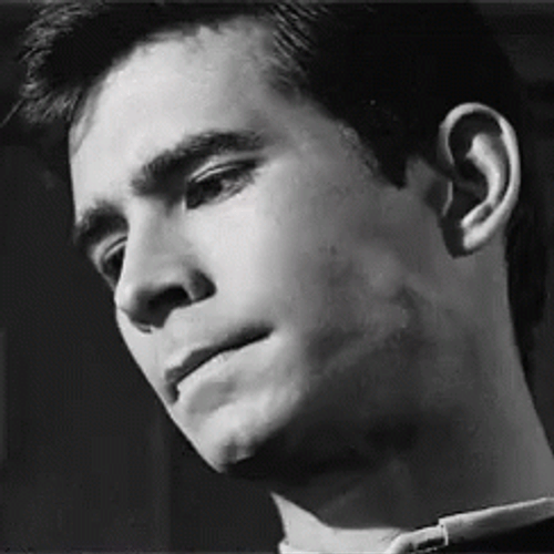 Anthony Perks Iconic Psycho Chewing GIF