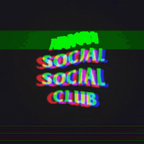 Anti Social Club Glitch GIF