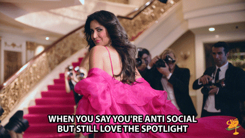 Anti Social Katrina Kaif Love Spotlight GIF