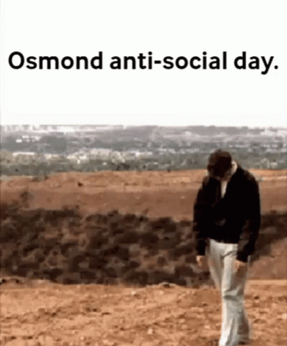 Anti Social Osmond Day GIF