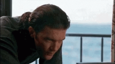 Antonio Banderas Watching Computer GIF