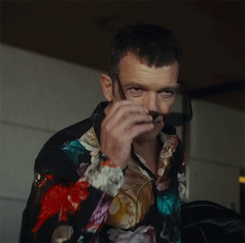 Antonio Banderas Wearing Sunglasses GIF