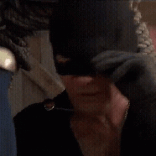 Antonio Banderas Getting Off The Mask GIF