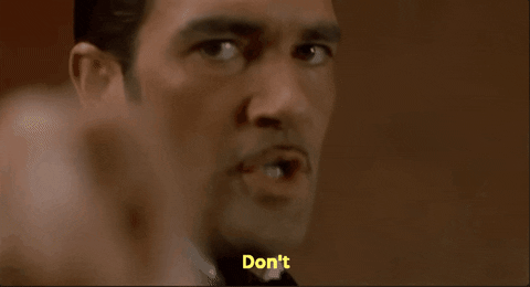 Antonio Banderas Fierce Eyes Don't Misbehave GIF