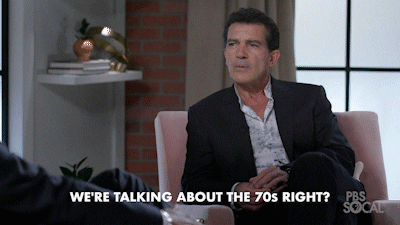 Antonio Banderas Intense Eyes Interview GIF