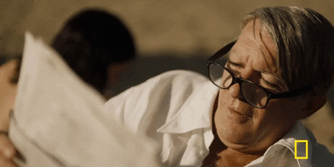Antonio Banderas Picasso Reading National Geographic GIF