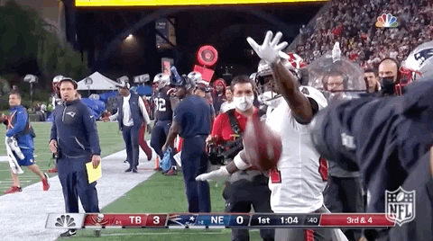 Antonio Brown Football Buccaneers Game On GIF