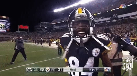 Antonio Brown Football Happy Winner GIF