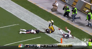 Antonio Brown Football Touchdown Arms Raising GIF