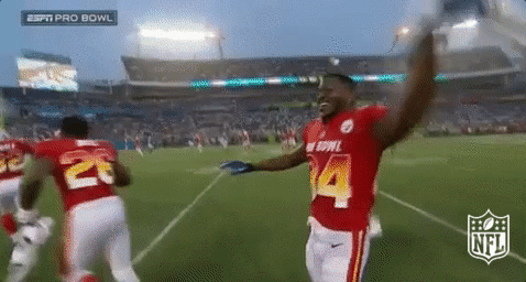 Antonio Brown Happy Football Pro Bowl GIF