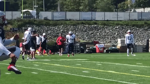 Antonio Brown Silly Funny Running GIF